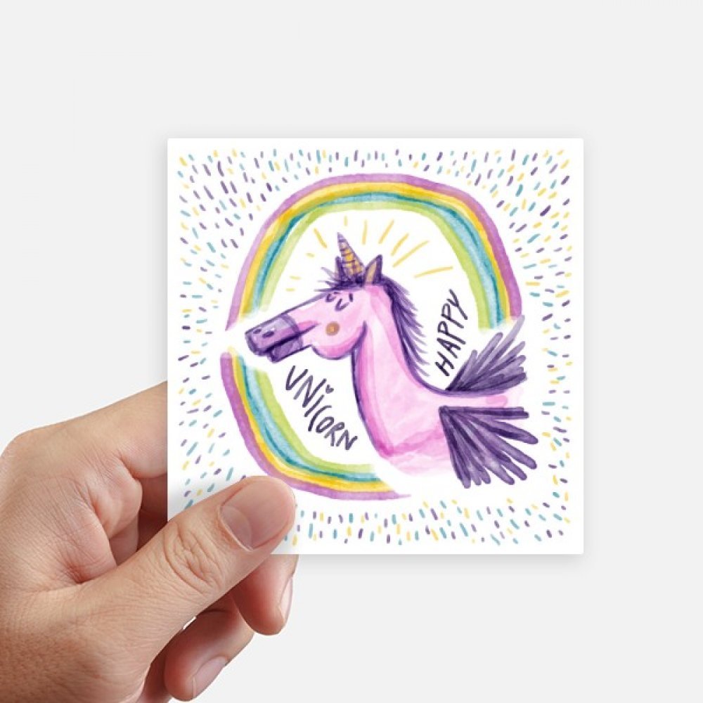 Sticker pour ordinateur portable et moto décoration licorne pourpre pour valise voyage