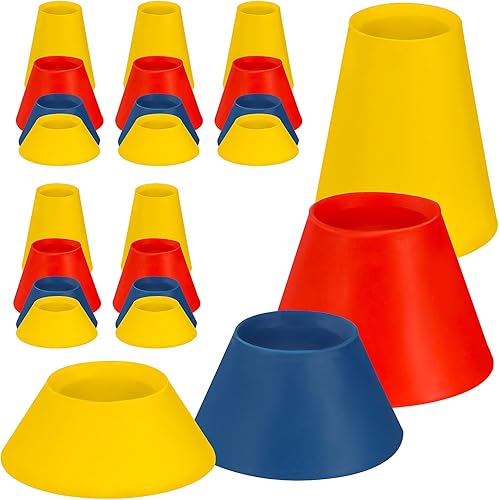 Angoily 24 piezas de accesorios de práctica de pelotas de golf, suministros de pelotas de golf, clavos de práctica de pelota de golf, clavos de