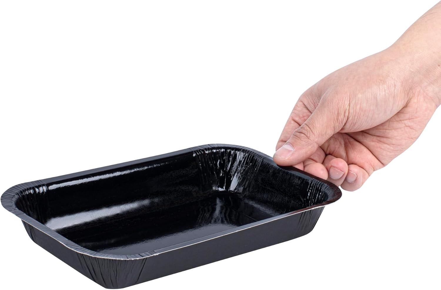 Restaurantware Baking Tray 100 Pack of 32 oz Greaseproof Oven-Safe Disposable Baking Tray Rectangular Food Container Paper