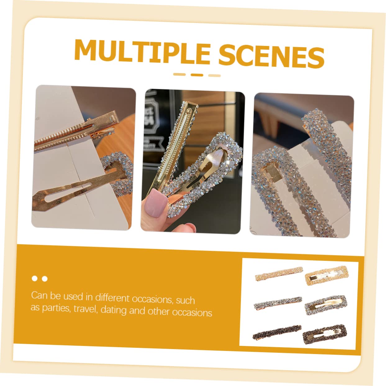minkissy 30pezzi Fermagli Per Con Strass Per Donne Accessori Eleganti Per Occasioni Speciali Comodi e Facili Da Indossare Per Abbinamenti Quotidiani e Eventi