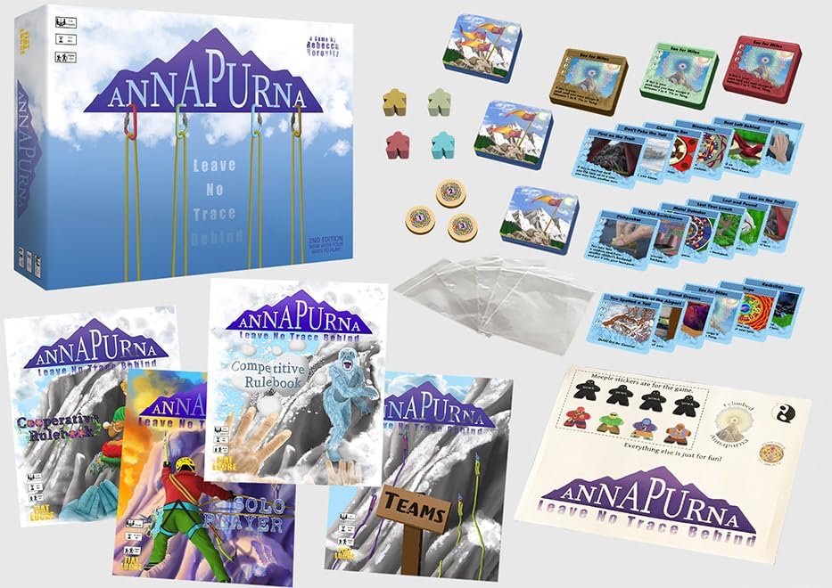 Miniatura 2 de Annapurna Leave No Trace Behind 2nd Edition Juego de mesa  Juego de estrategia con alta capacidad de reproducción1-4 jugadores15-60 minutos
