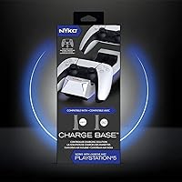 Vista 7 de Nyko Dualsense Estación de carga para PlayStation 5 – Base de carga y caída para 2 controladores PS5 con indicadores LED y puerto USB adicional