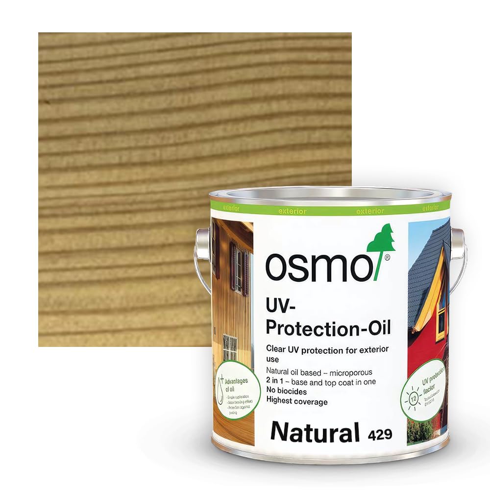 Osmo UV Protection Oil Tints, Biocide Free (2.5l, 429, Natural)