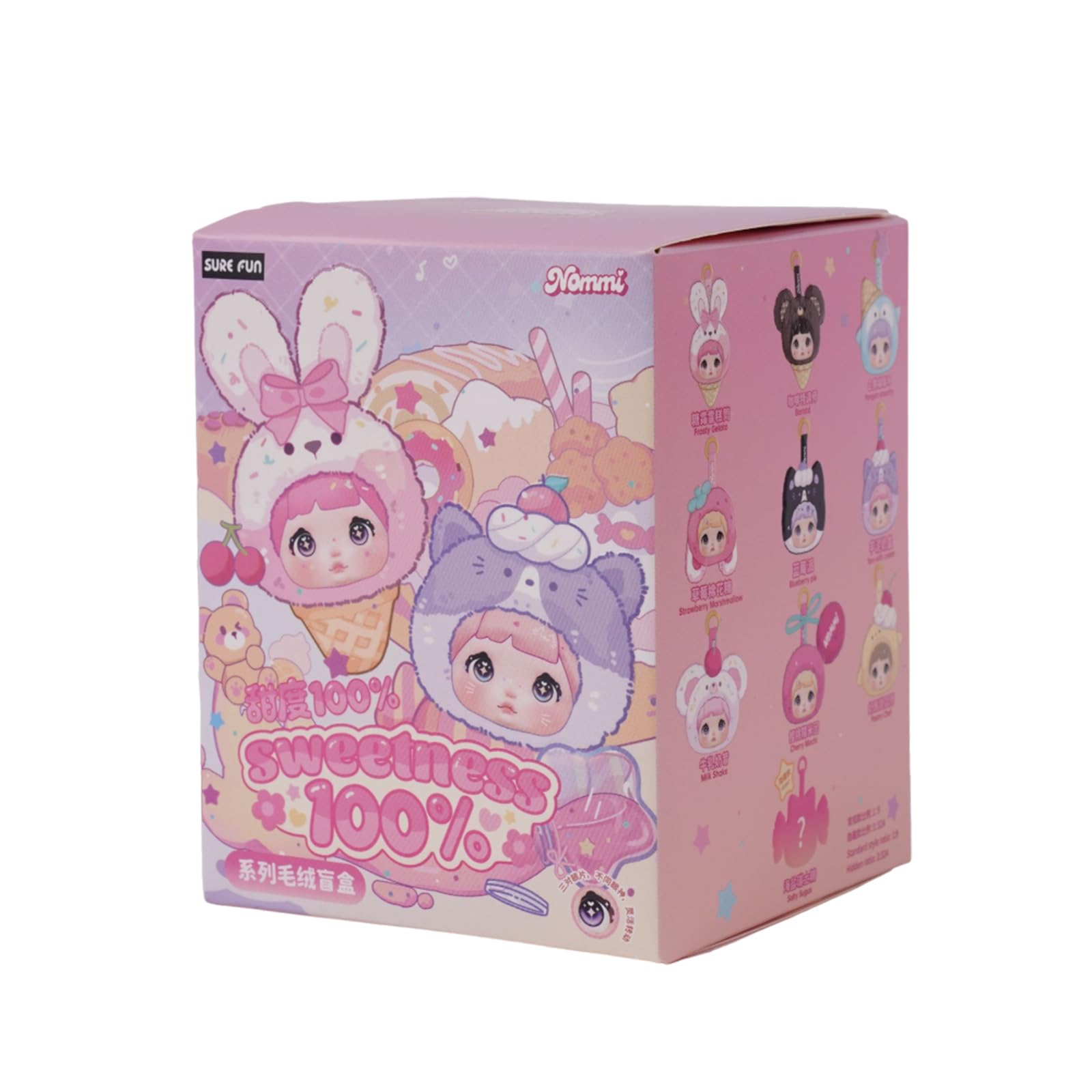 Amazon.com: MINISO Nommi Nuomier Sweetness 100% Series Plush Blind