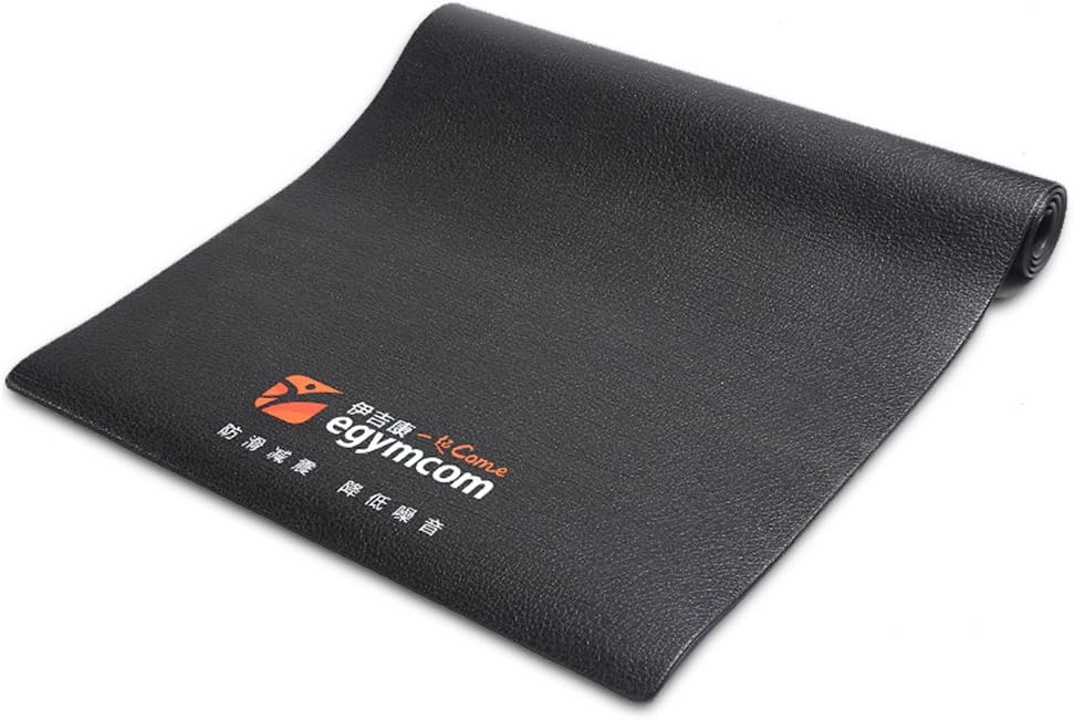 egymcom Treadmill Mat, Heavy Duty Eco-Friendly PVC Exercise Equipment Mat for Treadmill/Ski Machine/Exercise Bike Equipment, 2