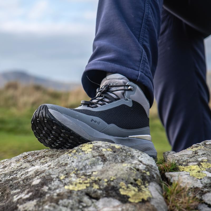Image of Women's Hiking Boots Waterproof Lightweight Trail Shoes Zn-30 | Lightweight Feel, Easy to Wear, Modern Outdoor Style, Mid-cut Supportive Fit, Comfort for Walking & Travel