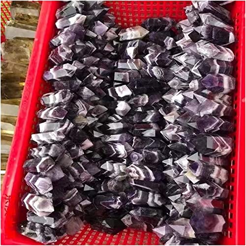 Punta de cuarzo amatista natural piedra morada decorativa para coleccionismo mineral 5