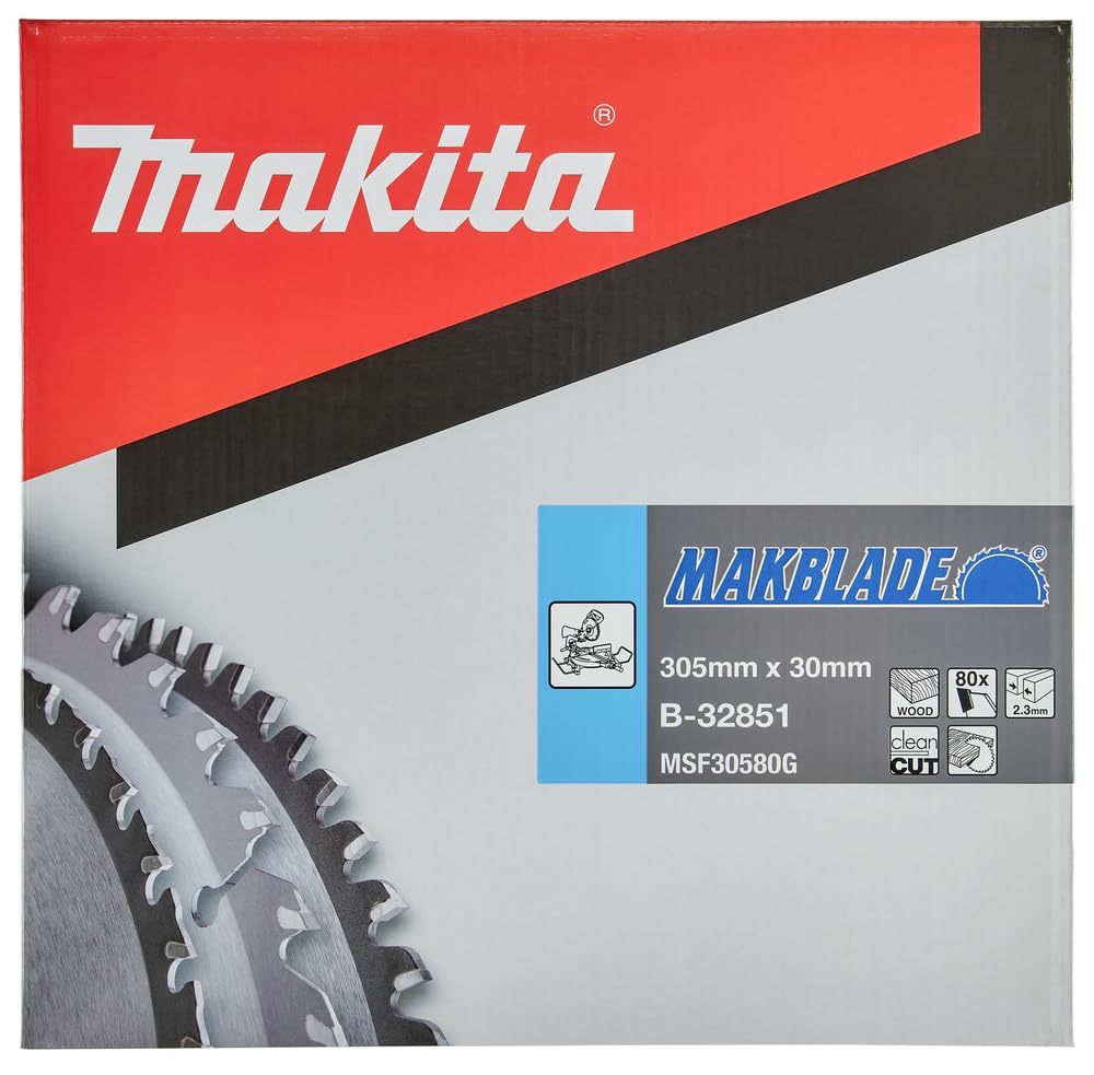 Makita B-32851 Makblade 305x30x80T, Silver - Image 3