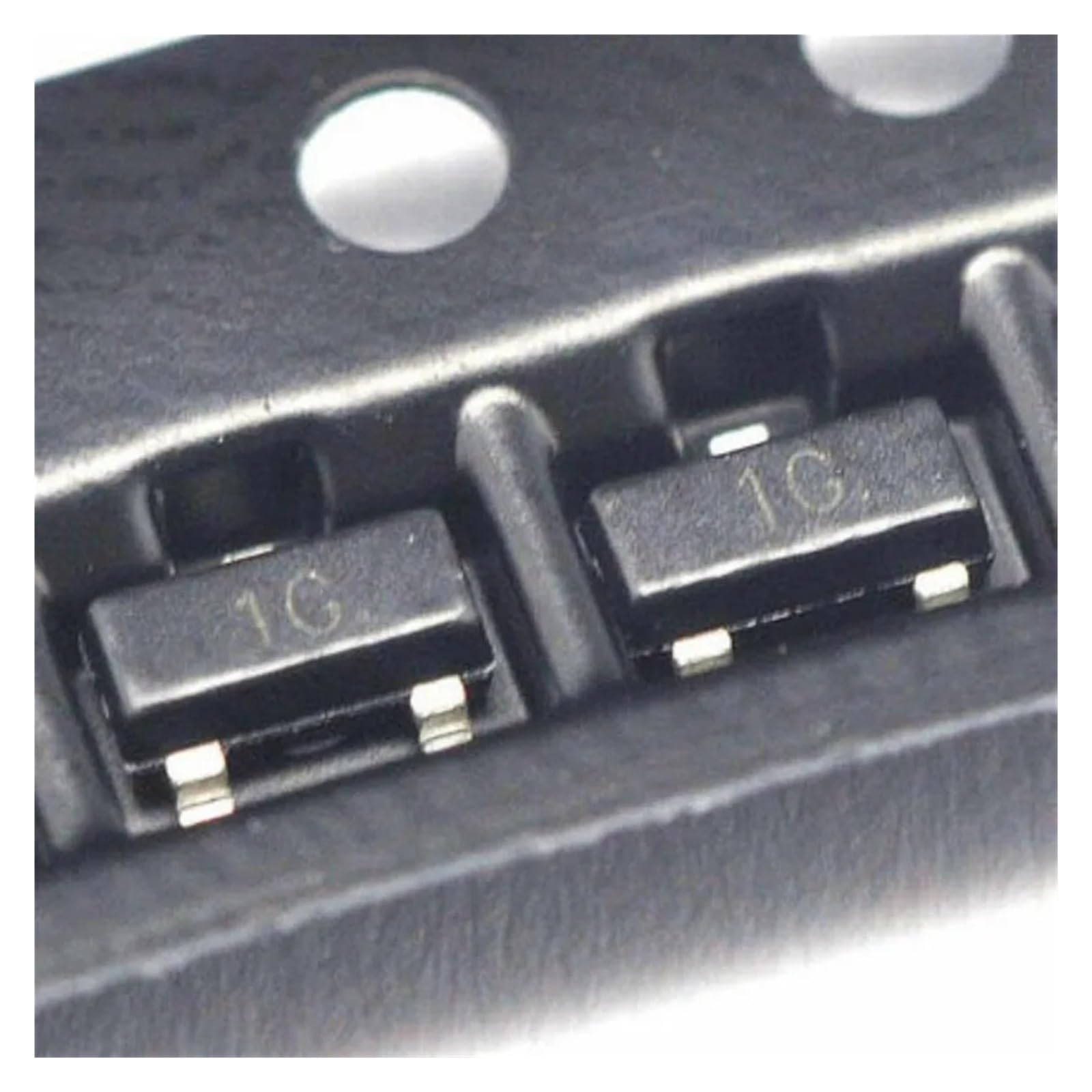 ICXLPMC 100PCS BC847C 1G 45V 0.1A NPN SOT-23 SMD Chip Transistor