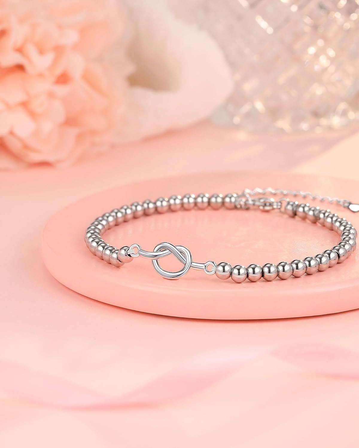 UNGENT THEM Knot Bracelet for Women Best Friend Mother Daughter Valentines Christmas Birthday Gifts - Image 3