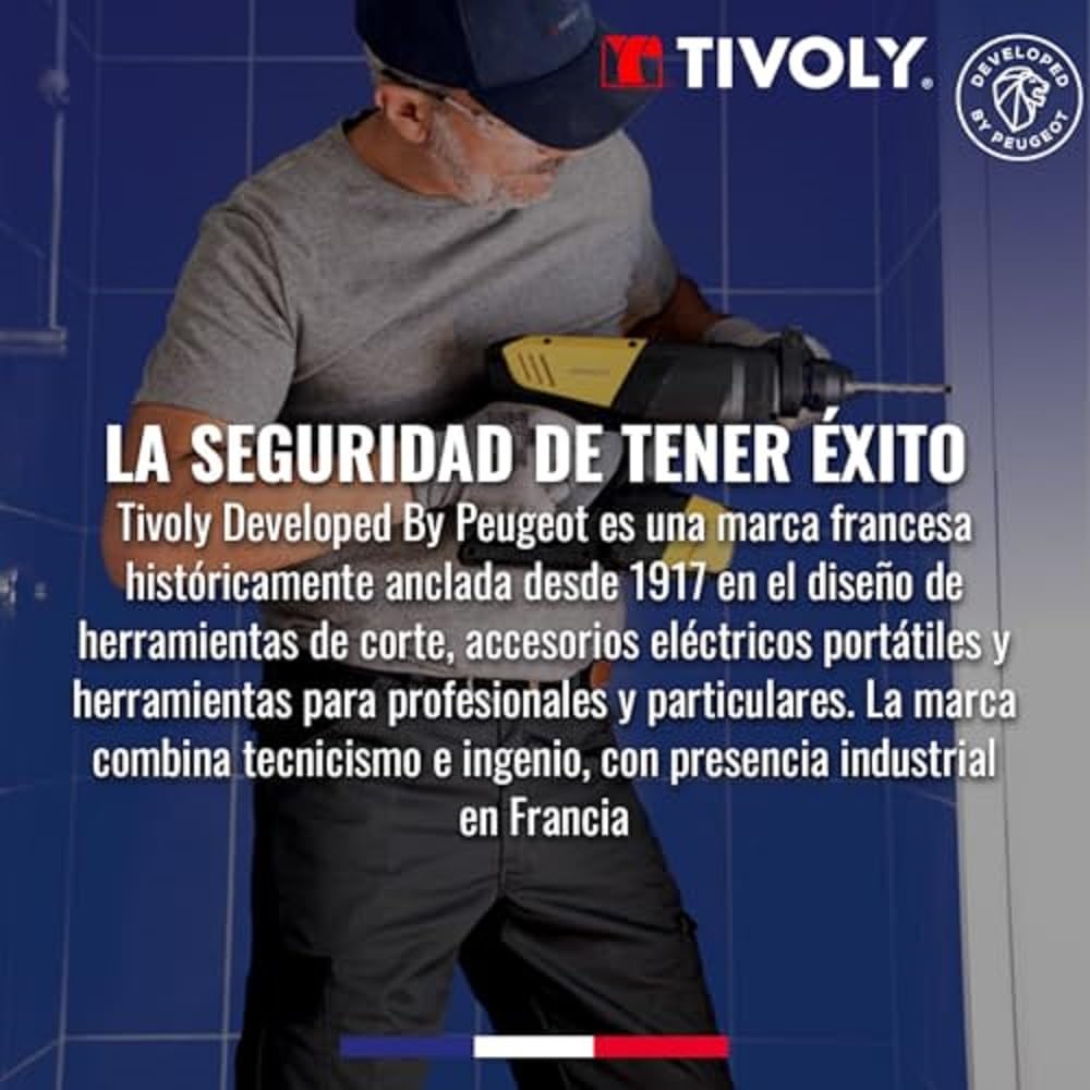 TIVOLY - Pistola de Cartuchos T-Gun F300 - Adaptable a Perforadoras y Atornilladores - Para cartuchos Ø 50 mm/310 ml