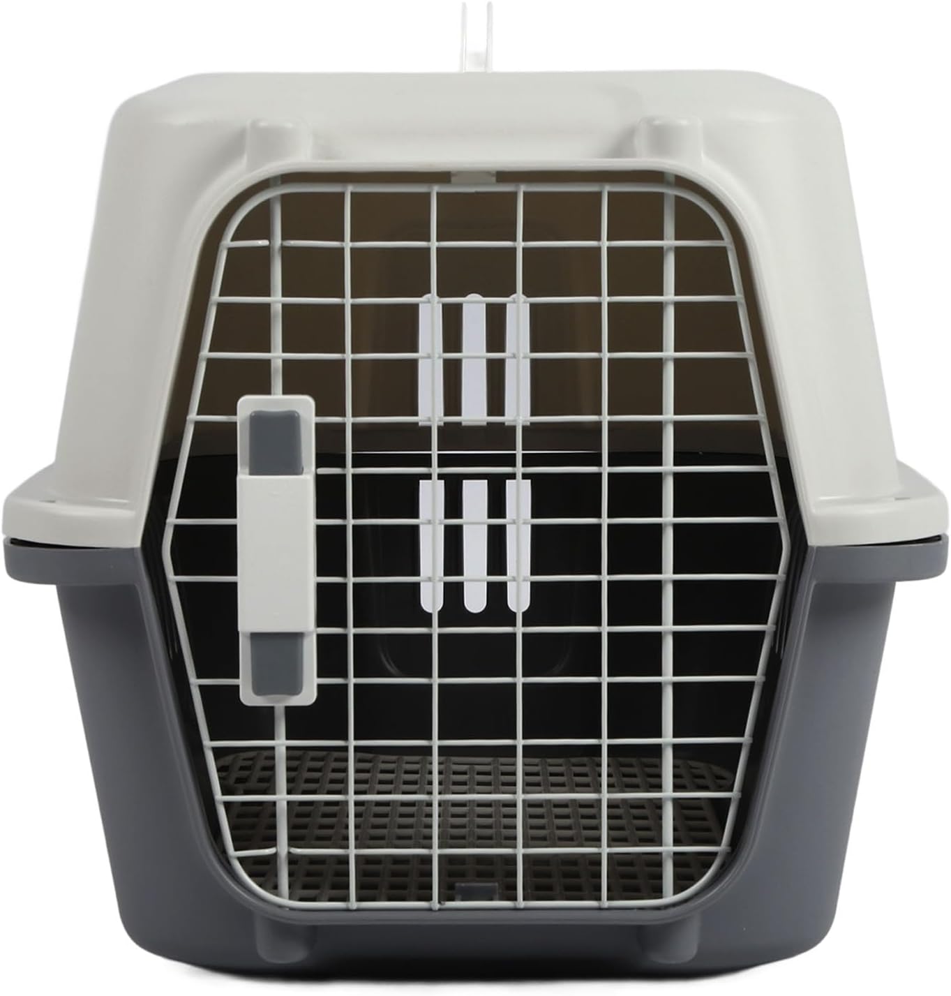 Gavigain Plastic Dog Carrier Large Space Lockable Iron Window Ventilation Pet Cage for Small Dogs and Cats