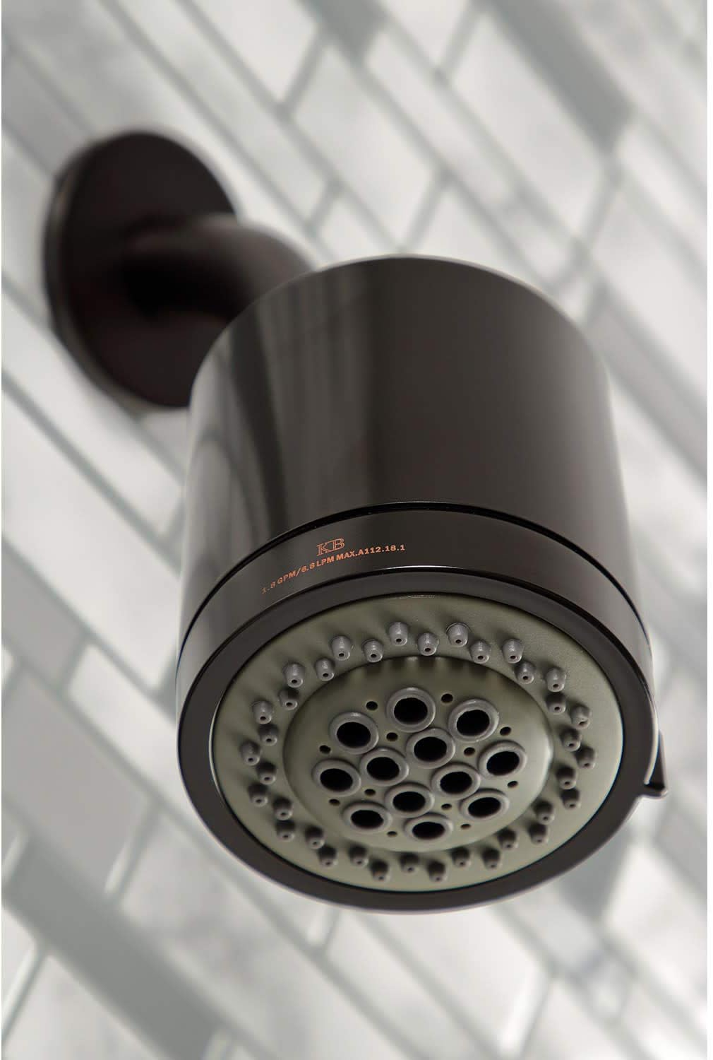 Kingston Brass KBX8133DX Concord Triple-Handle Tub and Shower Faucet in Antique Brass