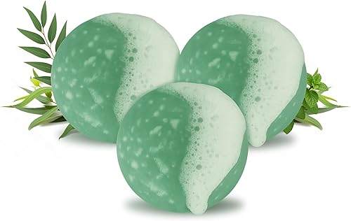 Kensington Barra de champú con proteína de agua de arroz y VIT B5, paquete de 3  Eucalyptus Rain 3 onzas