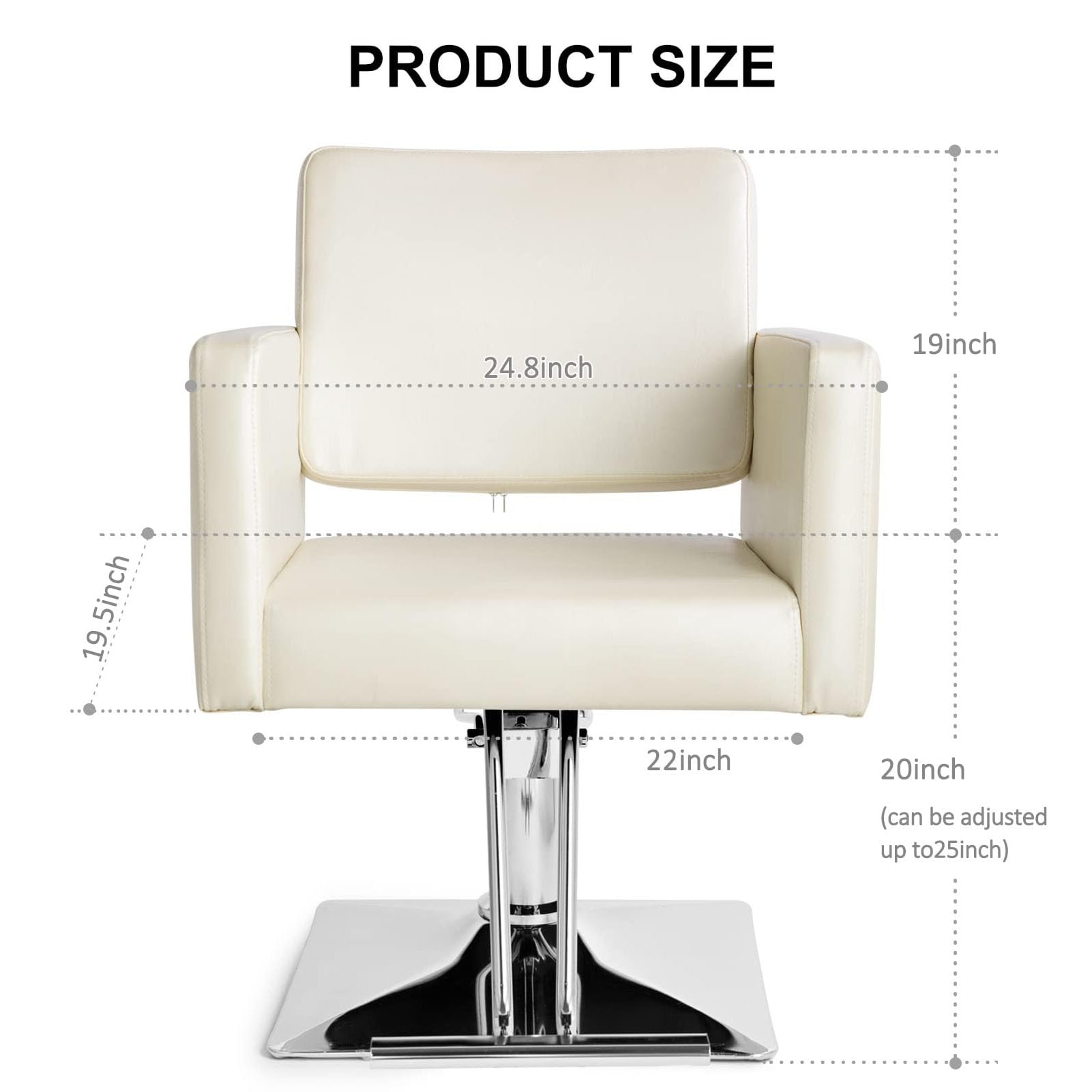 Friseurstuhl, höhenverstellbar, hydraulischer Friseurstuhl, Allzweck-Beauty-Spa-Ausrüstung, maximale Tragkraft 150 kg