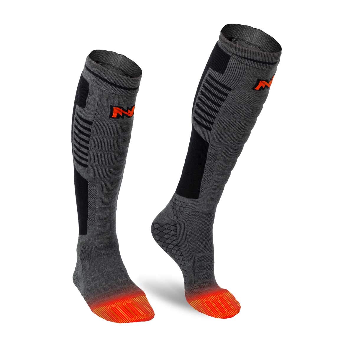 Mobile Warming Heated Premium BT Socks, Tri-blend Construction