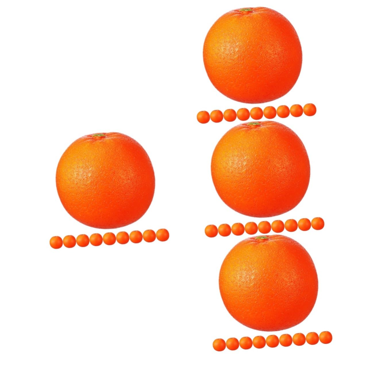 40 Stück Simuliertes Orangenmodell Simulationsorangen Künstliche Orangen Modelldekor Obstmodell Heimdekoration Nachahmung Von Orangen Verzierung Desktop Gefälschte