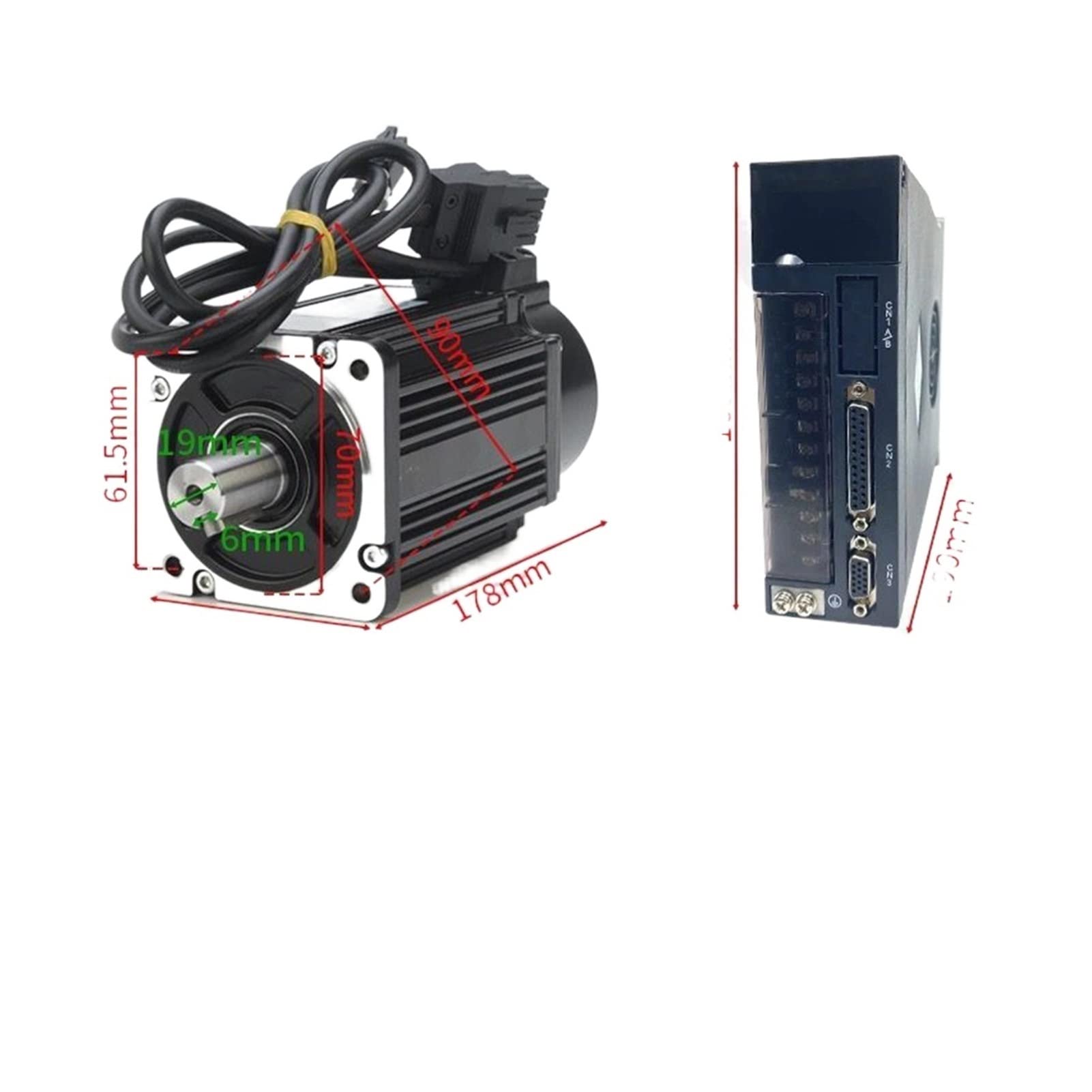 Reductor planetario 60/400W/3000 Rpm 1.27n Freno De Motor De Servomotor Para equipos de automatización