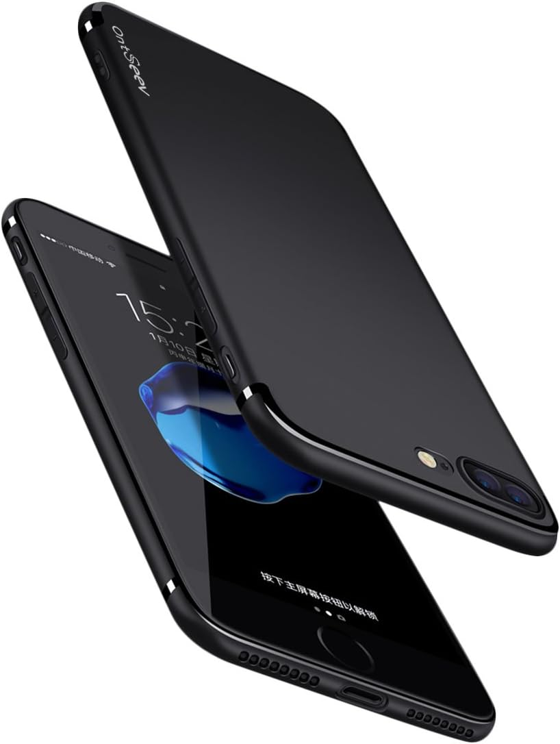 Ontseev iPhone 8 Case iPhone 7 Ultra Thin and Lightweight Silicone Full Protective Case Matt Flexible Soft TPU Bumper Cover (4.7 inch)