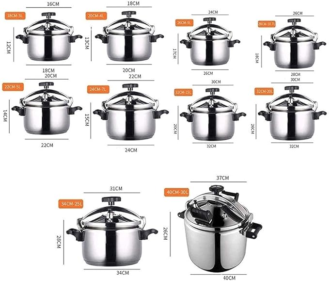 Olla a Presión Acero Inoxidable 4L YUSIWOAL miniatura 5