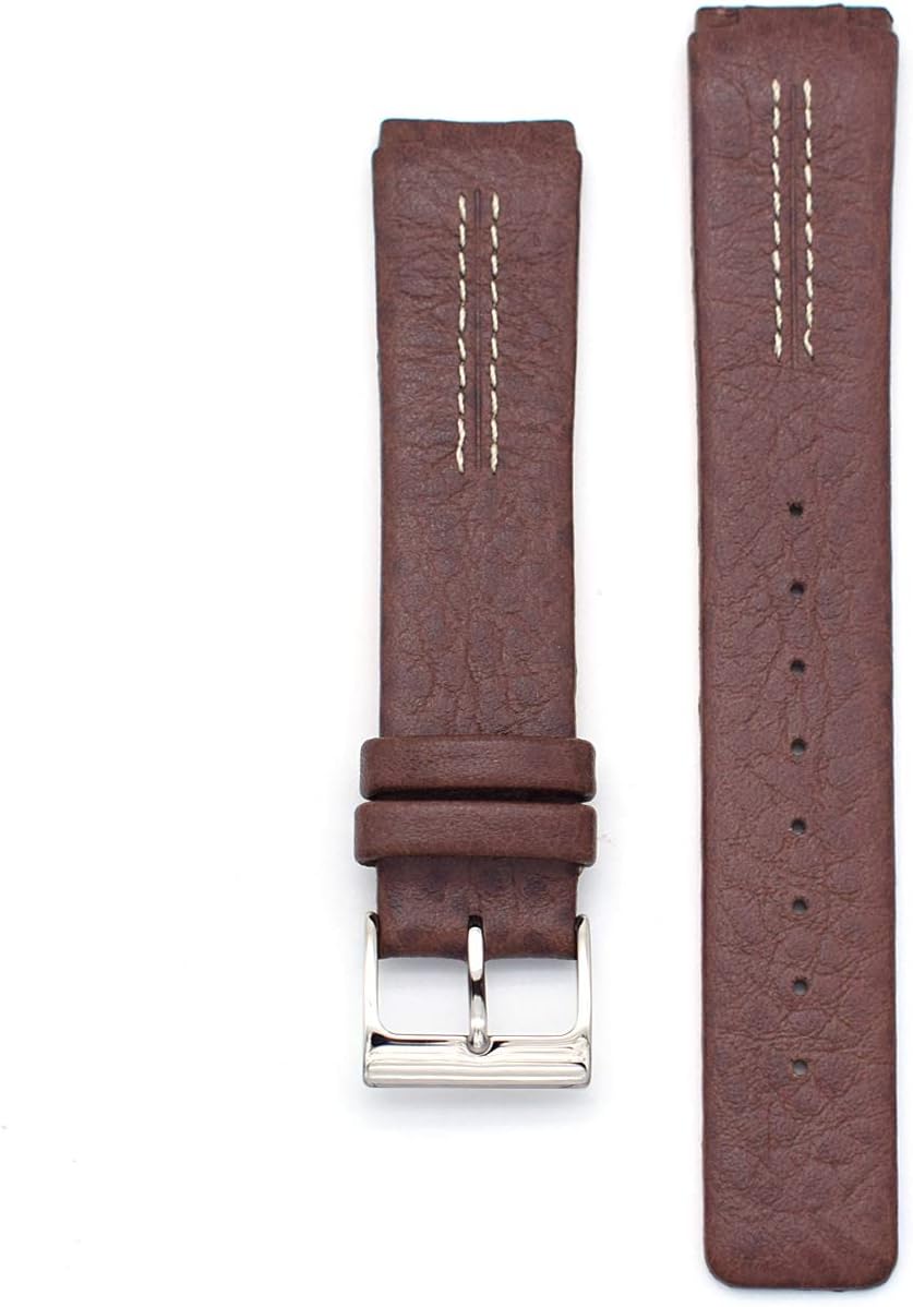 Genuine Leather Watch Strap Replacement for Skagen - 433LGL1, 433LSL1, 433LSLC (brown-1)