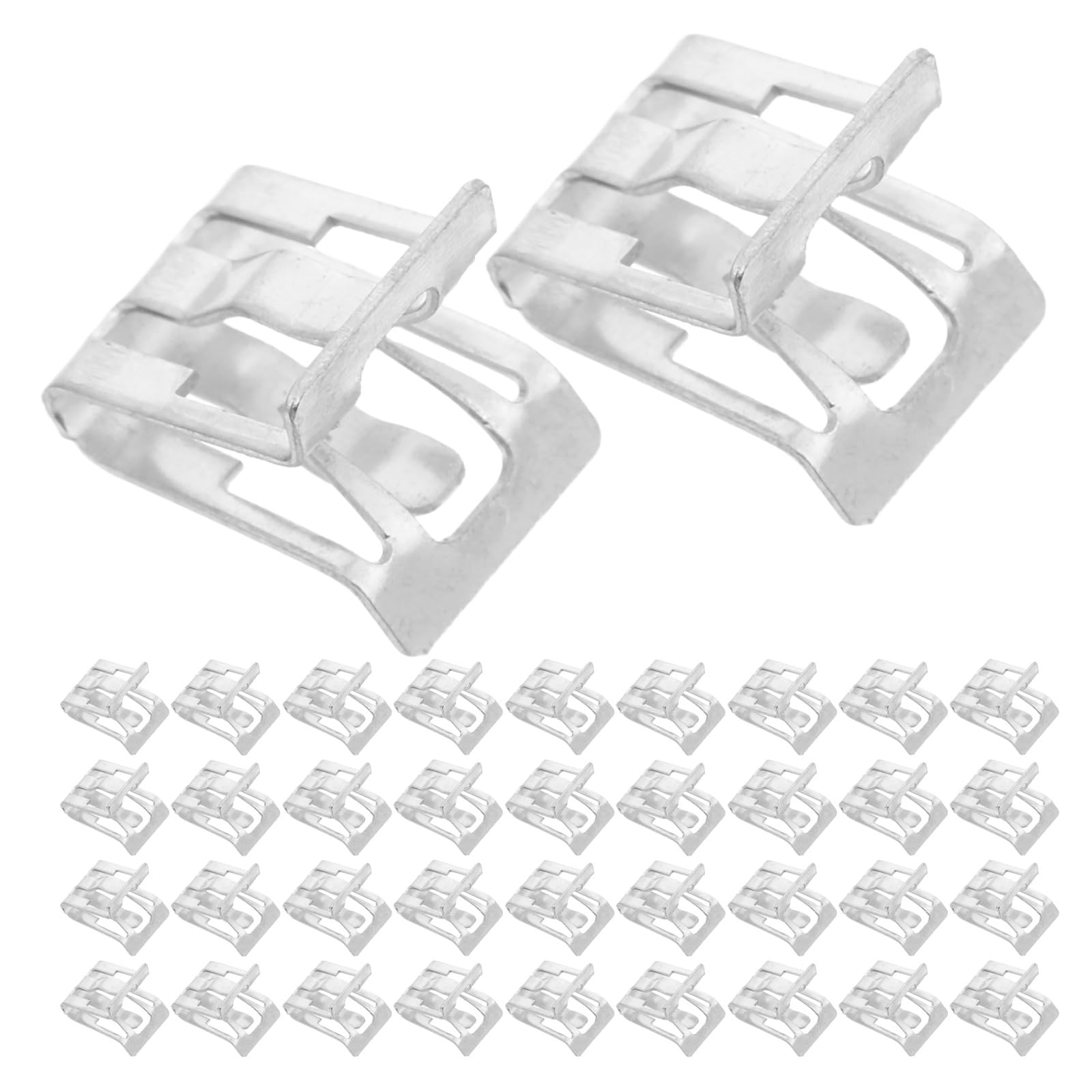 Sujetadores metálicos de coche Happyyami, 120 clips para panel de moldura y salpicadero 7