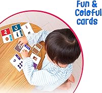 Vista 5 de Tarjetas didácticas para niños pequeños – Juego de 65 animales, colores, formas, números y tarjetas flash del alfabeto para niños pequeños
