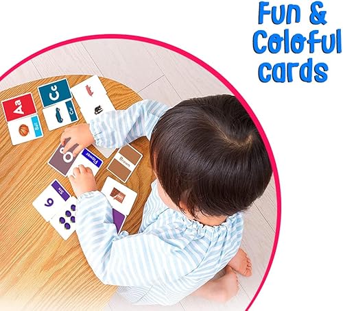 Miniatura 5 de Tarjetas didácticas para niños pequeños – Juego de 65 animales, colores, formas, números y tarjetas flash del alfabeto para niños pequeños –