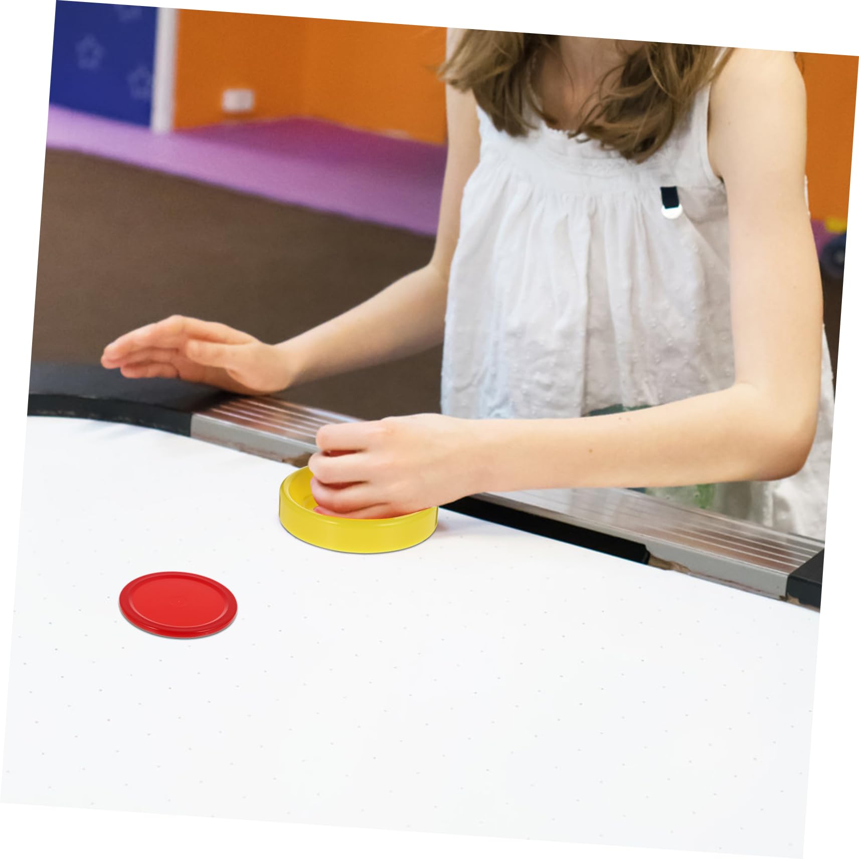TOYANDONA Giocattoli da tavolo da hockey su ghiaccio da hockey patto del disco sostituzione accessori per giochi di hockey spacciatori di air hockey addominali