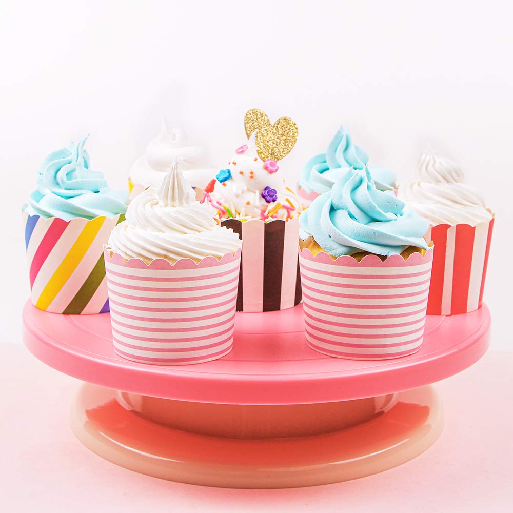 100 Pirottini Carta Per Cupcake Sirena | Stampi Muffin Colorati Per Feste - Carta Oleata Alimentare 5x6.8cm - Foto 6