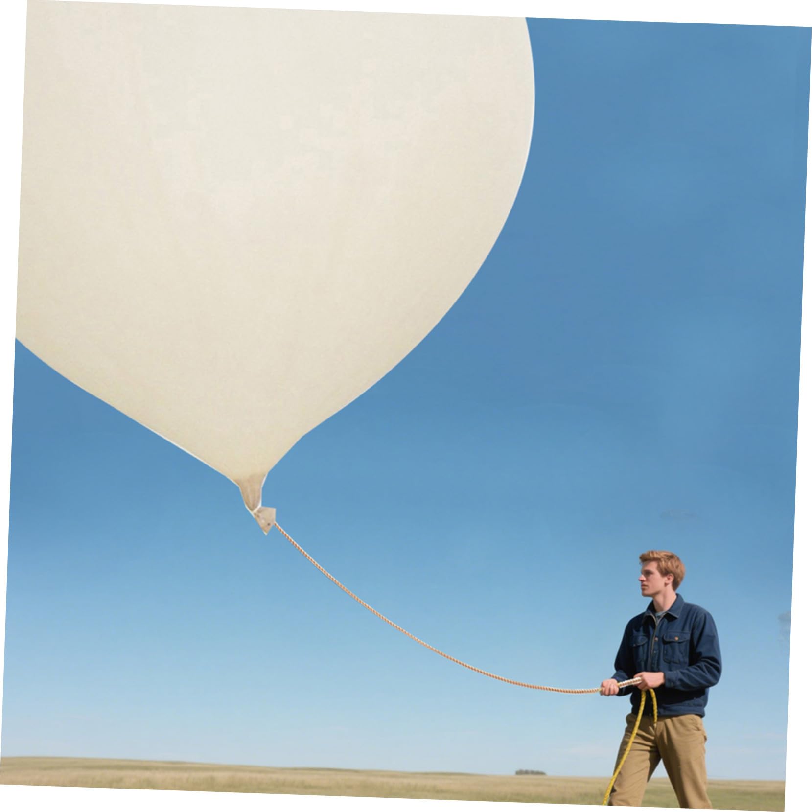 Toyvian Gigantyczny Lateksowy Balon Meteorologiczny Do Badań Naukowych i Pomiarów Atmosferycznych Inteligentny Balon Pogodowy Do Filmów z Powietrza Urodzin Ślubów i Dekoracji Imprezowych