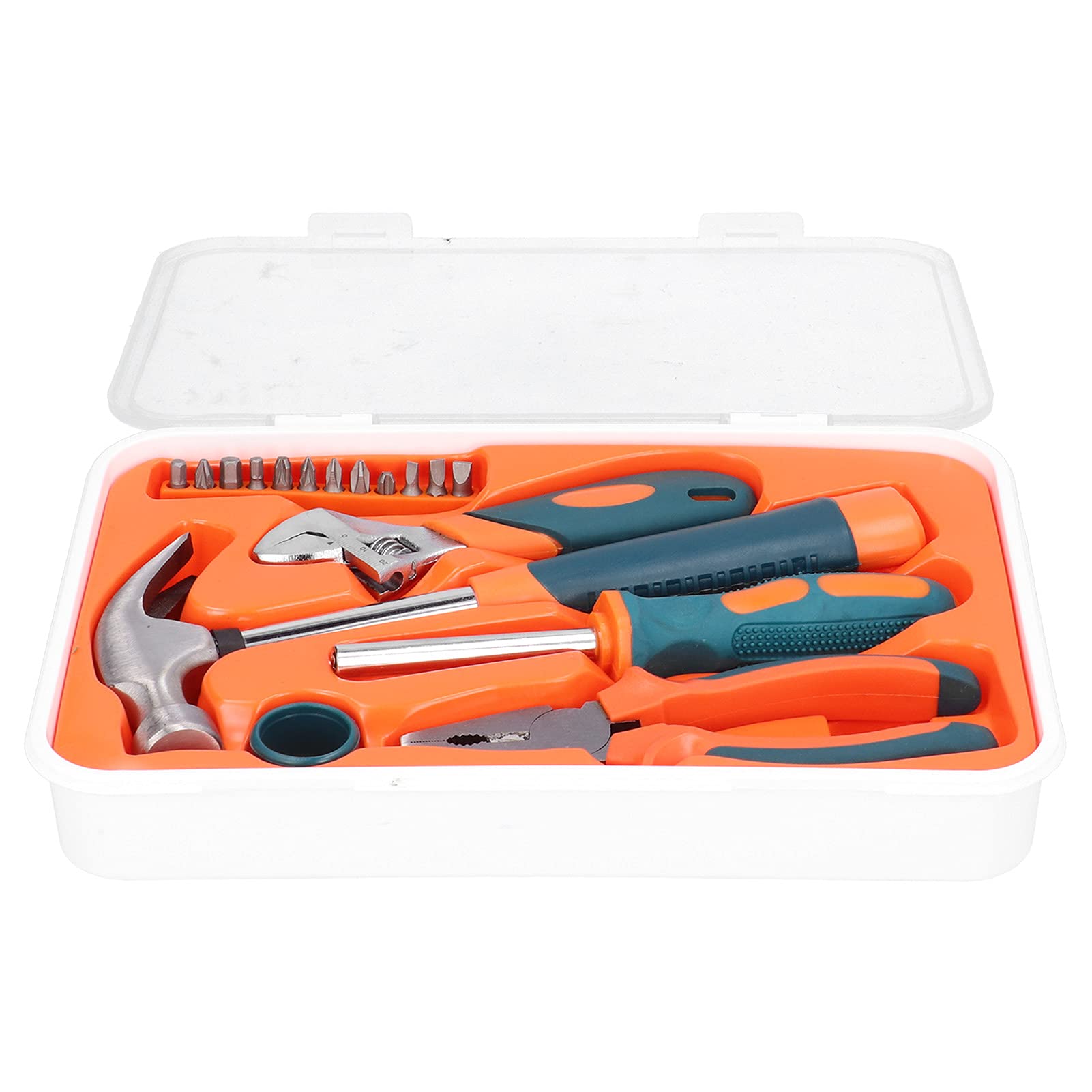 Set di Utensili Manuali 17 Pezzi, Set di Utensili per la Casa, Collezione Generale di Utensili per la Casa, Comprese Pinze a Martello, Cacciavite per Progetti Domestici Set