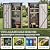 Aoxun Outdoor Storage Cabinet Shed - Vertical Cabinet with Floor, Brown