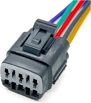 Automotive Electrical connectors 6 Pin Sum*ito*mo Car Electronic wat/erp/;ro/ofW Wiring Harness pl;/UG Connector with Cable 6188-0209 6189-03686Pin Female,1 Pc