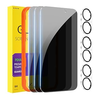 PEHAEL for iPhone 17 Privacy Screen Protector+Camera Lens Protector - Amazon product rated Grade A