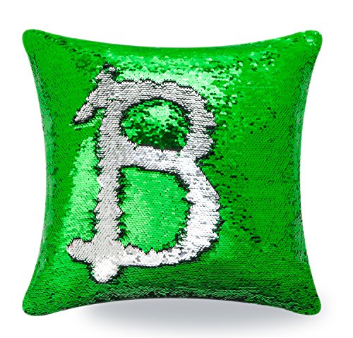 BOOBEI Two Colors Reversible Sequins Mermaid Pillow Cases 1616