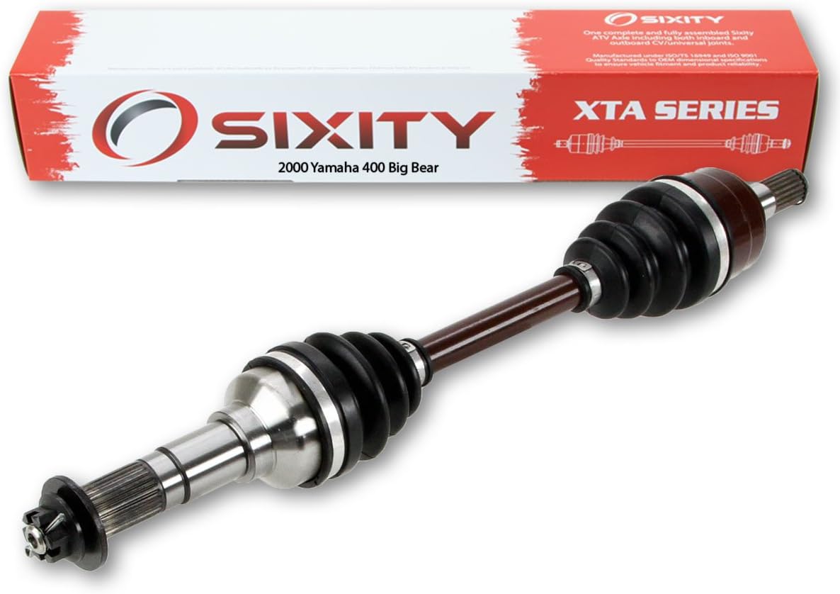 Sixity XTA Front Left Axle compatible with Yamaha Big Bear 400 2000 - YFM400FM YFM400FMC 4X4