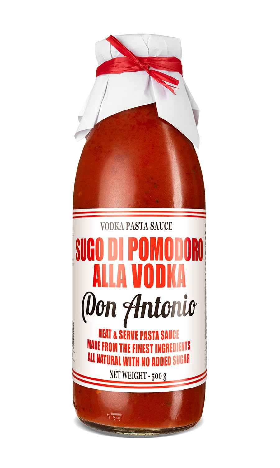 Don Antonio Tomatensauce mit Wodka - Sugo alla Vodka, 480 ml