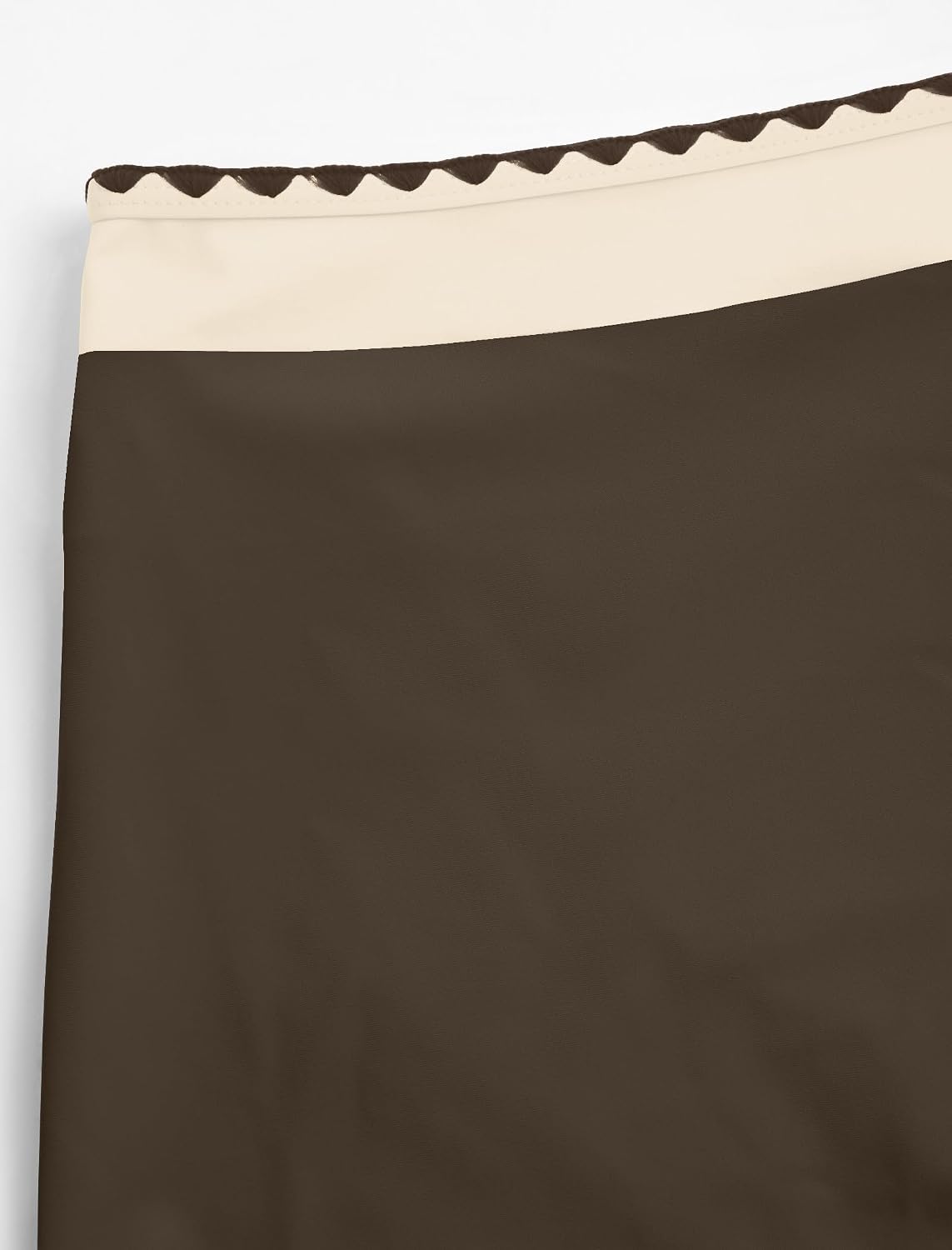 ZAFUL Women's High Waisted Bikini Sets Tummy Control Swimsuit Skirt Color Block String Curvy Bathing Suits 2026
