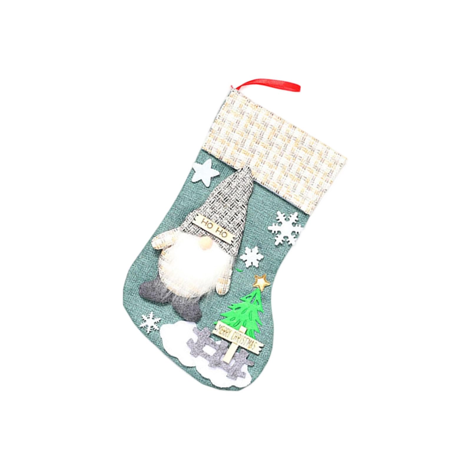 Tsophreniq Candy Gift Bag Lovely Christmas Stockings Christmas Hanging Socks for Tree Fireplaces Door Decoration Stockings