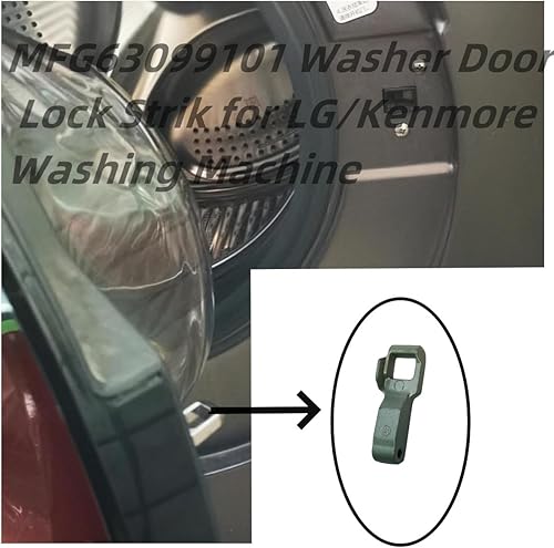 Miniatura 4 de Cerradura de puerta de lavadora para lavadora LG/Kenmore MFG63099101