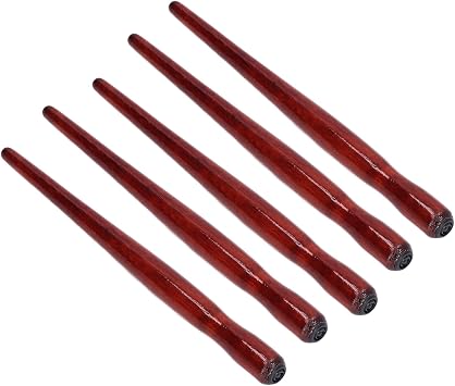 5Pcs Tachikawa Comic Pen Nib Holder for Various Pen Nib, Comic Dip Pen Set, Dip Pen Nib Holder Premium Sandalwood Hold Sturdy Comic Pen Nib Holder5Pcs Burlywood C Red Wood Color