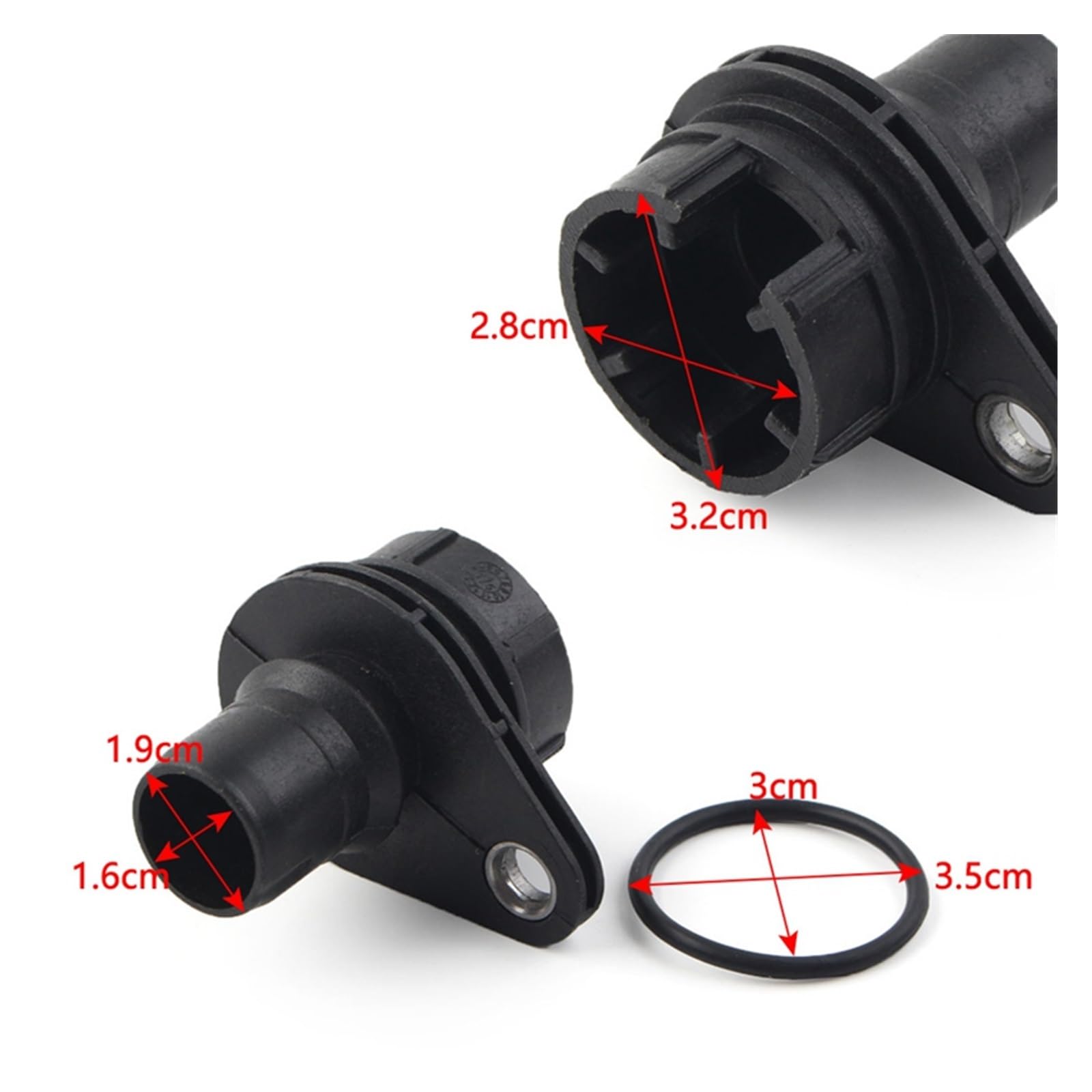 ERNZI LR057662 Auto 2,2 L Abgasrückführung Ventil Kühler Separate Ersatzteile für Land Rover, Jaguar, Kunststoff, Rückschlagventil, Automotive Part, Ventil, 4952565031, One Color