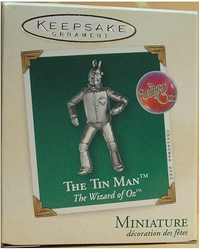 1 adorno miniatura de The Tin Man Hallmark Mago de Oz