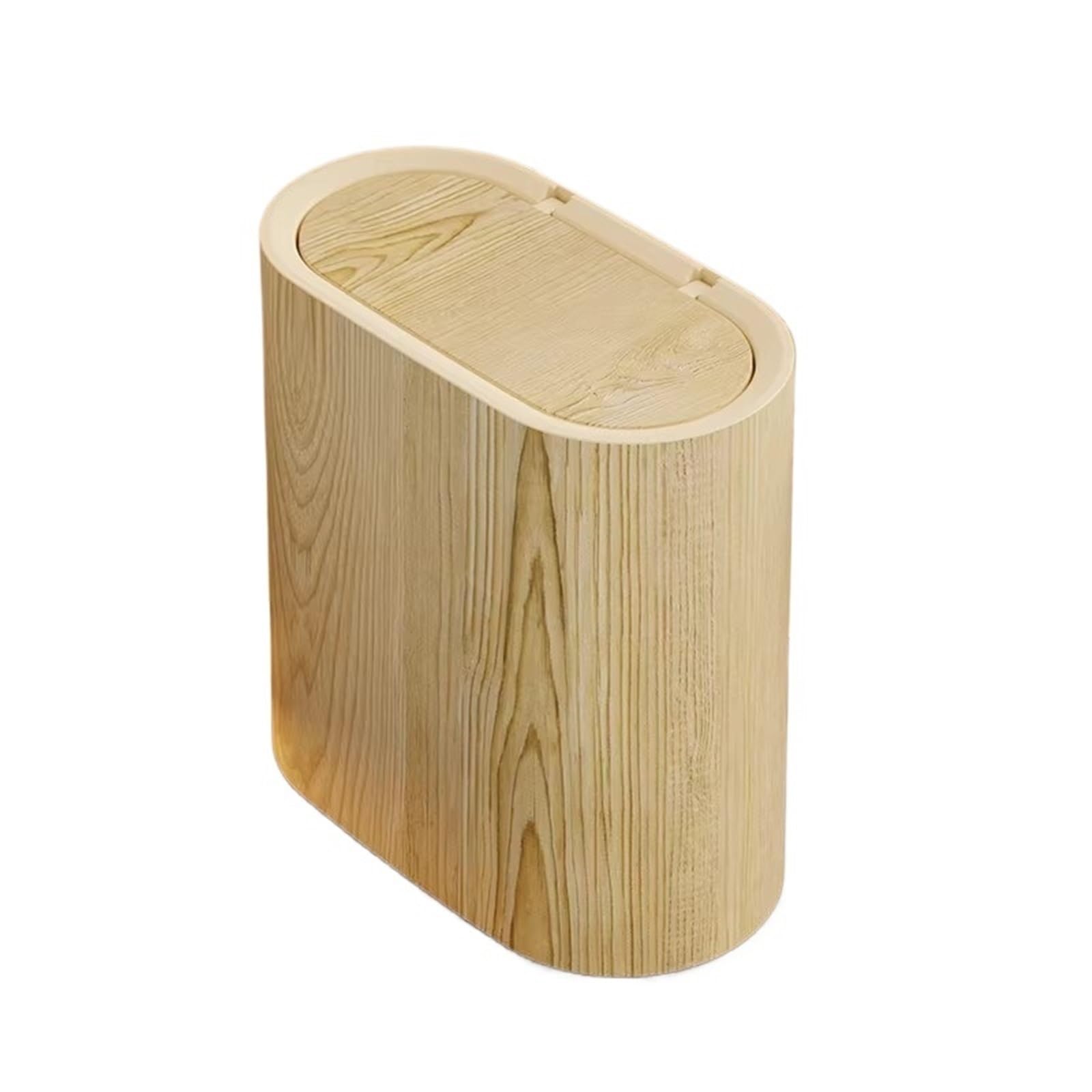 Waste Bins Gap Garbage Bin For Home Use Living Room Hotel Homestay Bathroom(Yellow)