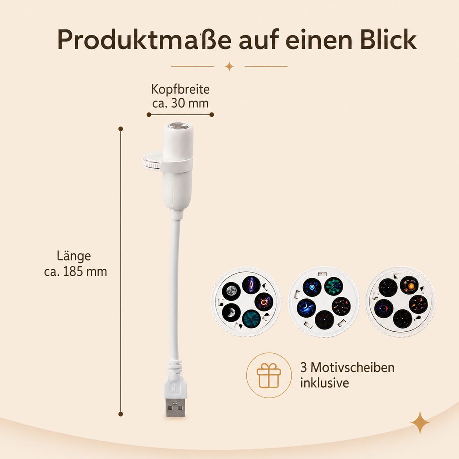 Dream Projector – Beruhigendes Sternenlicht für Kinder, Nachtlicht | Sanftes Licht für entspanntes Einschlafen, kinderfreundliches Design, ideal für das Kinderzimmer.