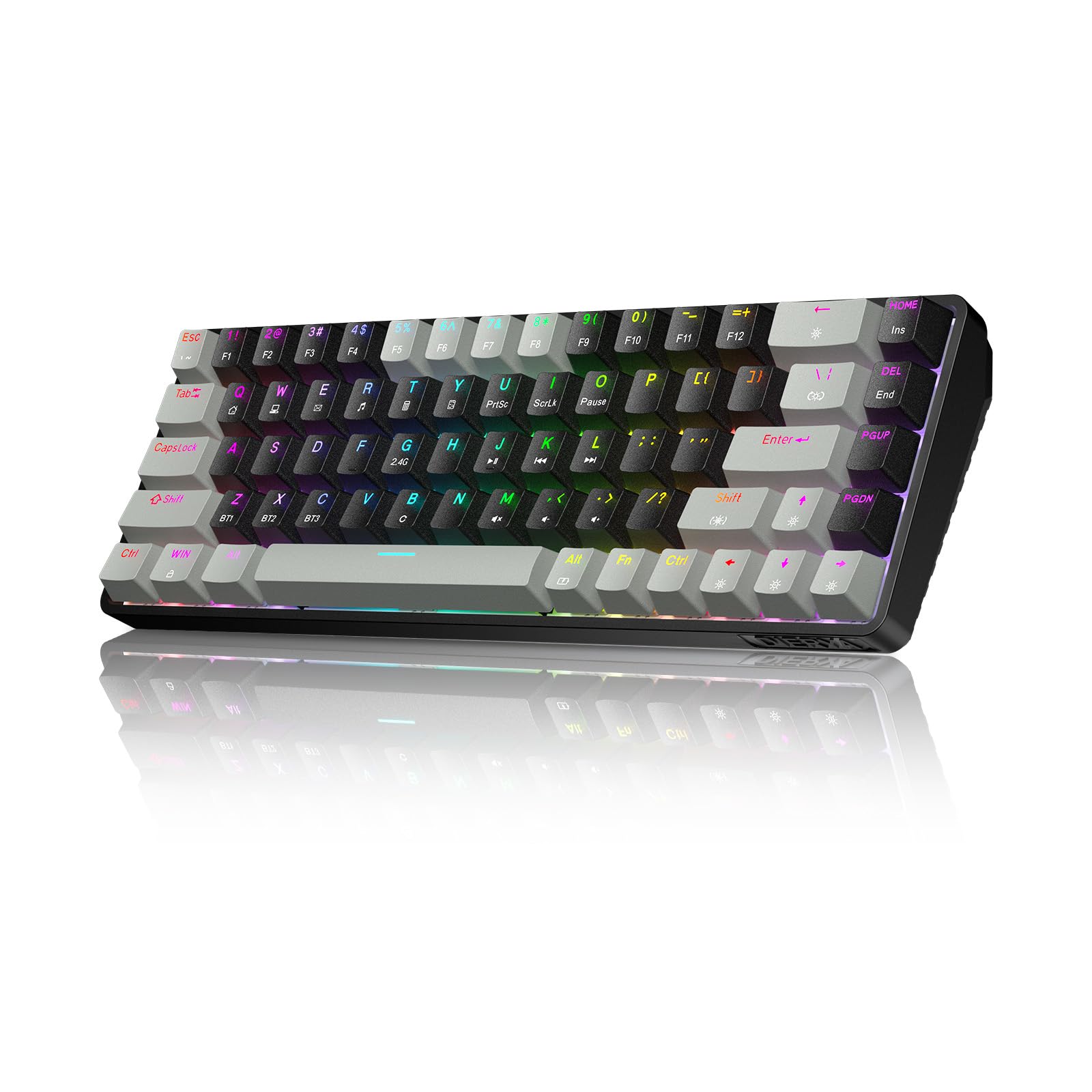 Amazon.com: DIERYA DK68 60% Wireless Mechanical Gaming Keyboard, 3