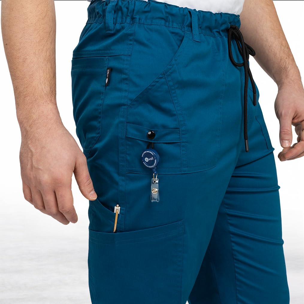 B-well Dante Man - Pantalones médicos para hombre, de alta calidad, con cintura elástica — view 2