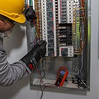 Vista 9 de Klein Tools ET270 Multímetro digital de rango automático, CA/CC, resistencia, continuidad, probador de receptáculo GFCI con cables de prueba y cable