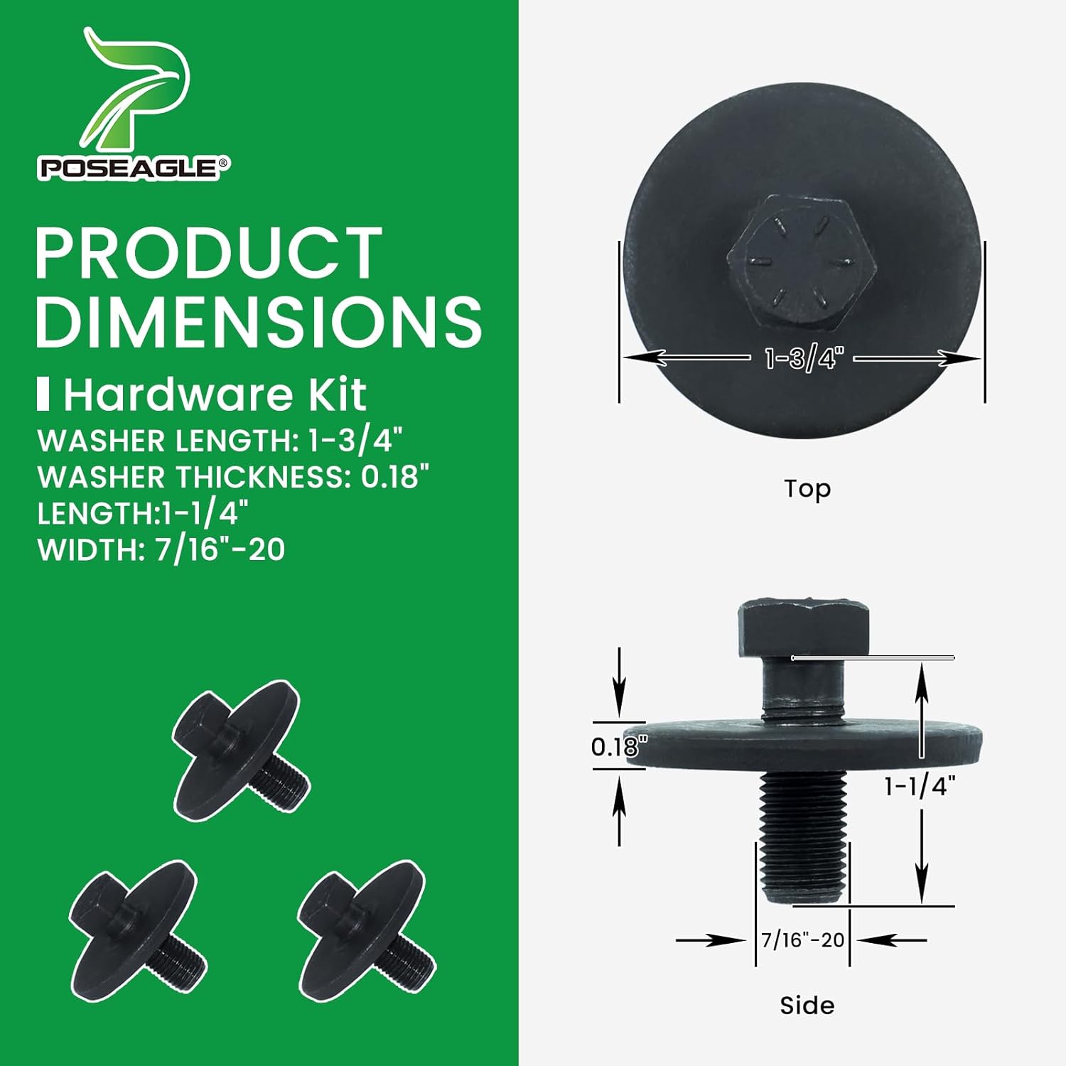 3 Pack 603995 Mower Blades with Blade Bolts for Hustler Raptor 52 inch, Hustler Super S 52 inch, Hustler X-ONE 52 inch, Dixie Chopper 50 inch Decks Replace 783753 795526 787721 30227-52X